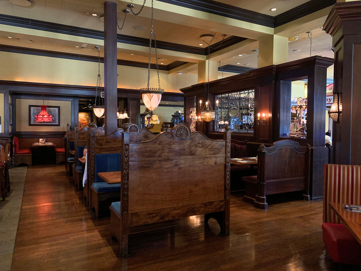 The interior of The Old Spaghetti Factory in Rancho Mirage.