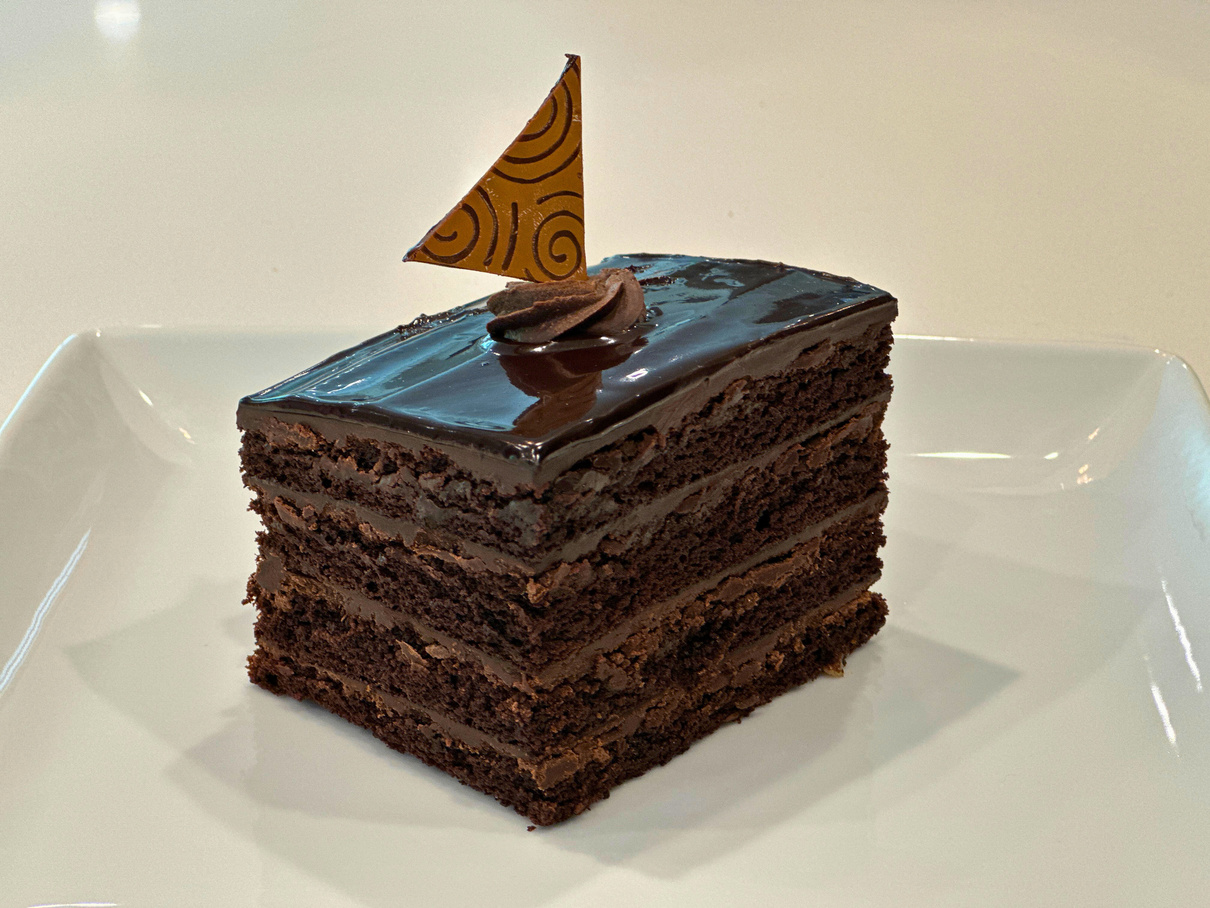 The Chocolate Decadent Cake from the La Quinta Baking Company in La Quinta.