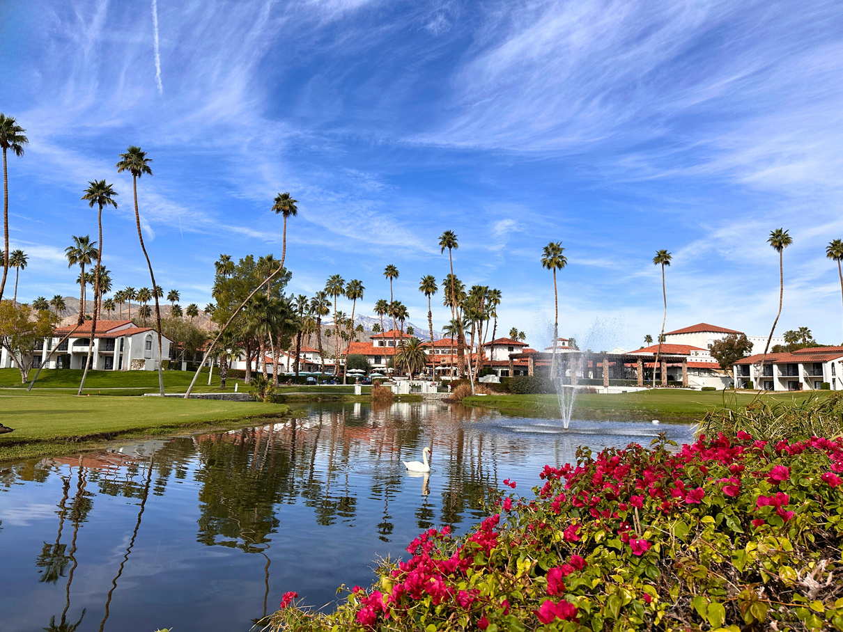 The grounds of the Omni Rancho Las Palmas Resort & Spa in Rancho Mirage.